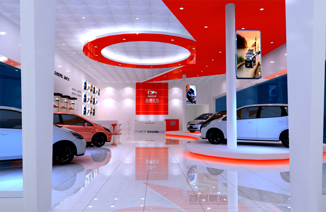 眾泰汽車(chē) 展臺(tái)設(shè)計(jì)(圖1)