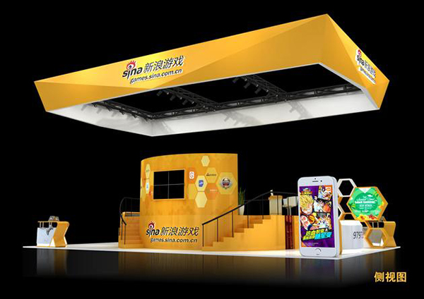 VR與電競首亮相 新浪游戲CJ2016展臺概念圖(圖5) VR與電競首亮相 新浪游戲CJ2016展臺概念圖(圖5)