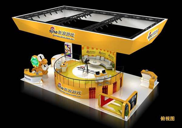 VR與電競首亮相 新浪游戲CJ2016展臺概念圖(圖6) VR與電競首亮相 新浪游戲CJ2016展臺概念圖(圖6)
