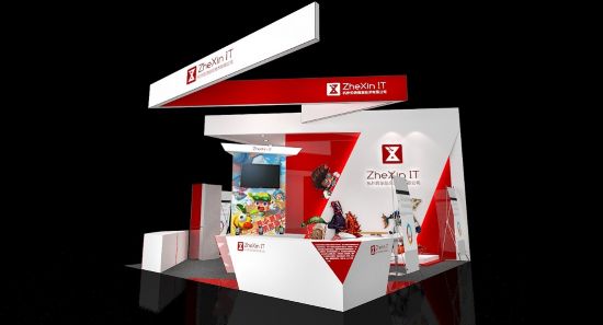 杭州哲信參加2016ChinaJoy 展臺(tái)設(shè)計(jì)(圖1)