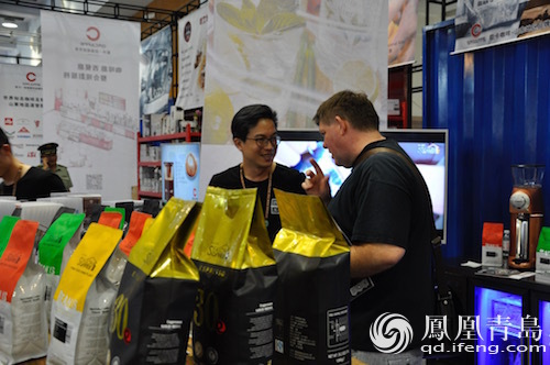 青島國際咖啡展第二日 中韓冠軍聯(lián)盟賽精彩紛呈(圖2)